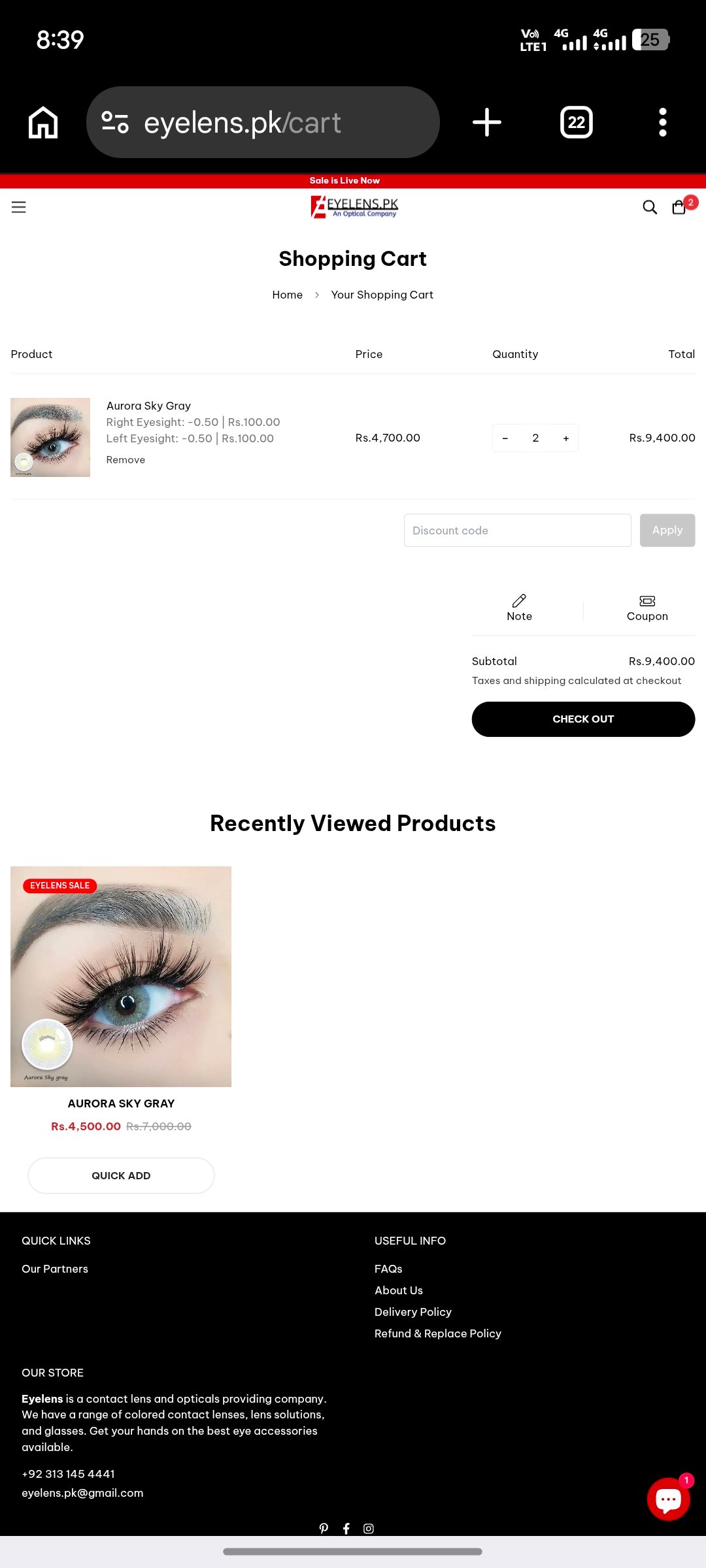 Colored Lenses